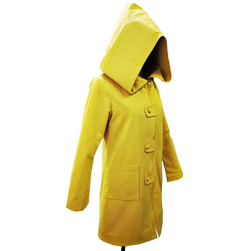 Little Nightmares 2 Costume Halloween Little nightmares Six Cosplay Yellow Coat - Image 3