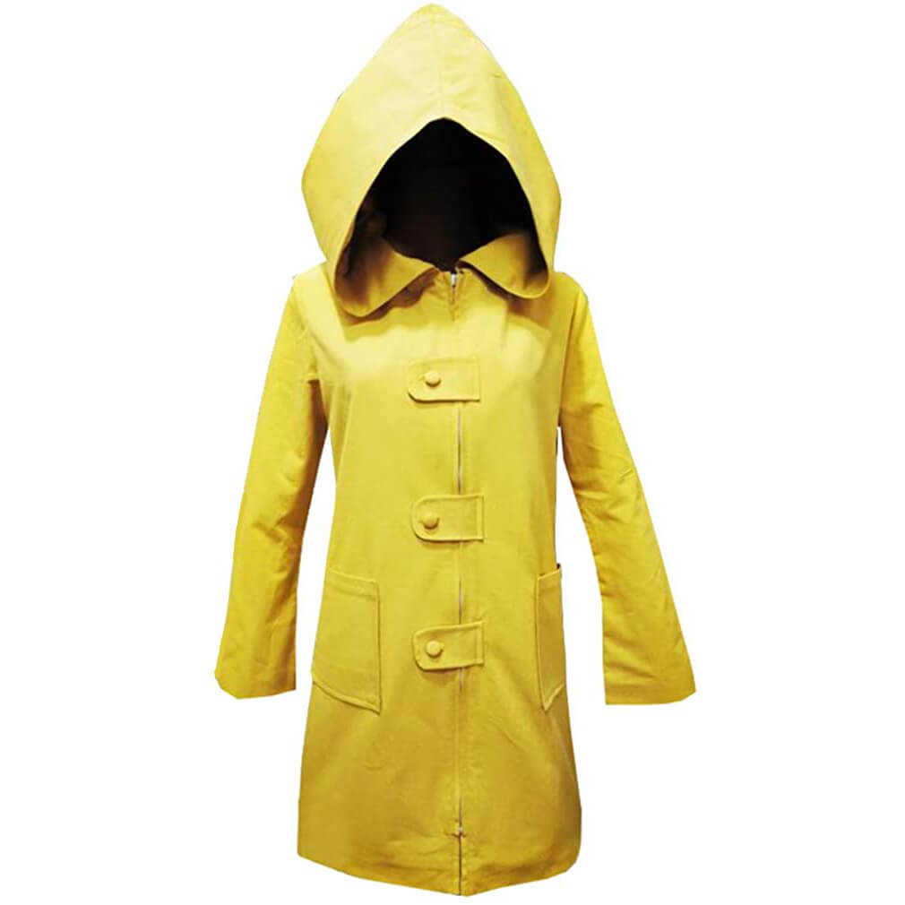 Little Nightmares 2 Costume Halloween Little nightmares Six Cosplay Yellow Coat - Image 2