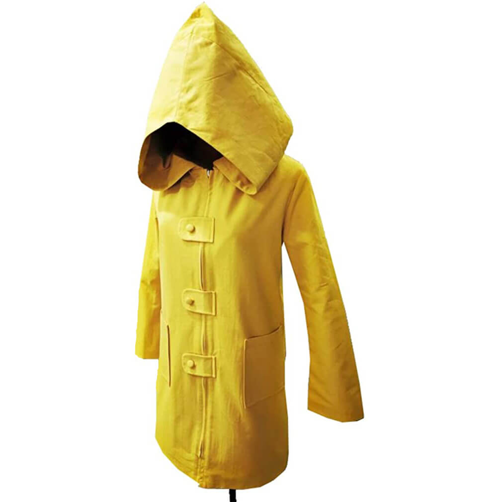 Little Nightmares 2 Costume Halloween Little nightmares Six Cosplay Yellow Coat - Image 4
